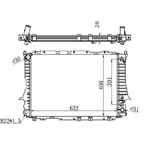 Radiator 4A0.121.251M