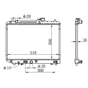 Radiator 17700-60G10