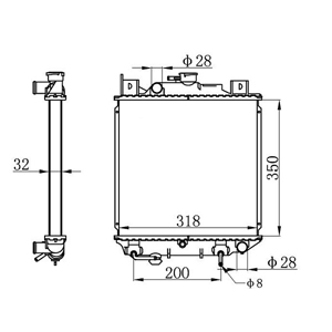 Radiator 17700-63B32