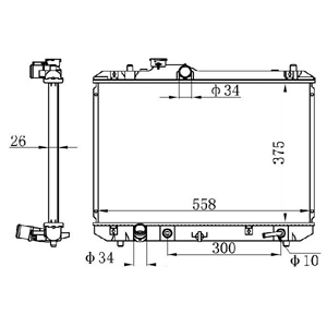 Radiator 17700-63J10