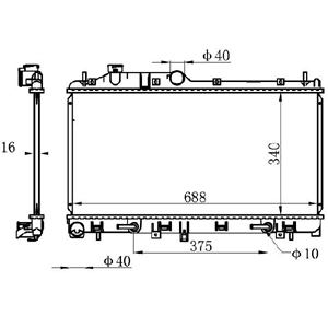 Radiator 45111-AG000