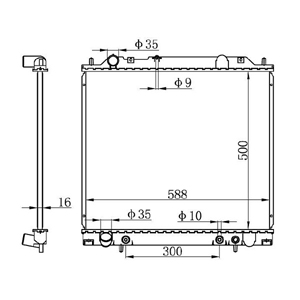 Radiator MR126104